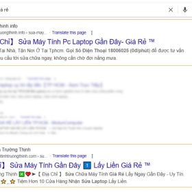 Top 1,4 từ khóa "sửa laptop giá rẻ"